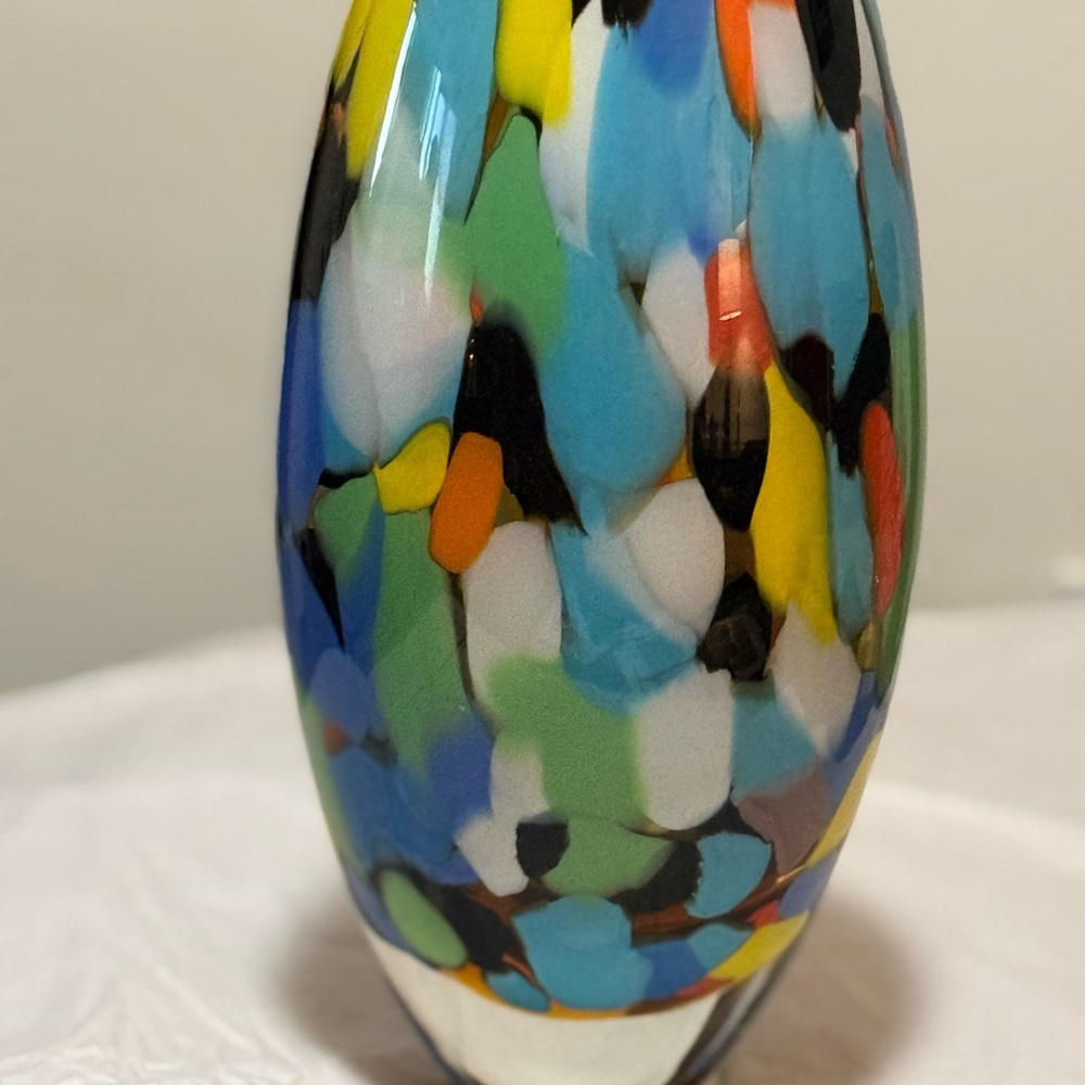 Colorful Glass Vase